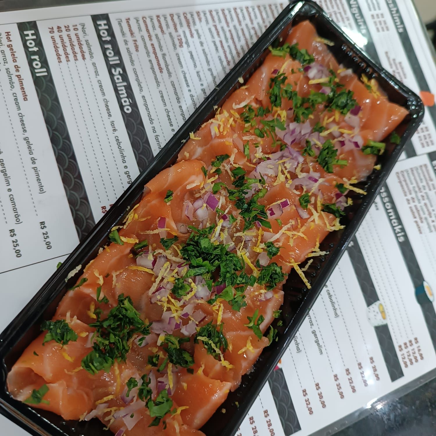 CARPACCIO DE SALMAO PREMIUM